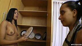 Brazilian Lesbians Face Sit Shaved Pussy Lick Muff Dive Cunilingus