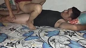 venezuelan pussy gets bareback pounded by colombian cock