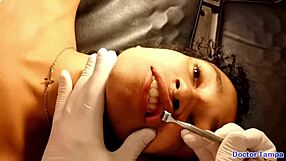 dr tampa gives miss mars humiliating latex physical backstage at tampa university