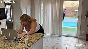 While working from home, caught neighbor's husband peeping my garden ass?