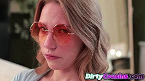 Hot Fitness Freak Coussin Craves Clueless Stepbro's Deep Thrusts