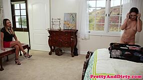 Taboo babe bounces wildly on thick cock in steamy cowgirl ride fantasy!