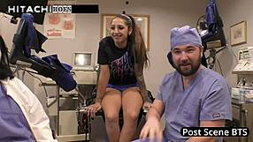 Stefania Mafra's Gaping Pussy Toys and Cum on Nurse Shift!