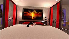 two furry foxes tangle in a wild monster cock clash on 04-12-2023