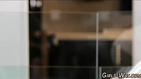 Two hot milfs finger each other's wet pussies