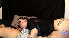 Slutty Tattooed Milf Moonlight Pearl Facesits Sucks Licks Rides Interracial