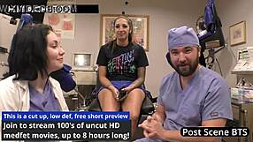 Stefania Mafra's Gaping Pussy Toys and Cum on Nurse Shift!