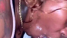 Packed my ebony throat with that action-packed bbc sloppy deepthroat?