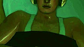 Buff futa shemale's thick cock shocks roommate into anal creampie bliss