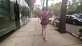 Ever chatted up an exhibitionist in a miniskirt like this?