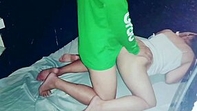 Chubby Asian Pregnant Mom Fucked Missionary Big Pussy Creampie