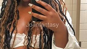 Joanfantasy's Close-Up Dildo Pussy Masturbation in Bathroom Fun 03