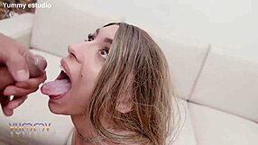 Naughty Priscila Belini Prolapses Ass and Gulps Five Huge Loads