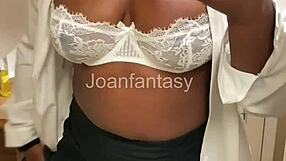 Joanfantasy's Close-Up Dildo Pussy Masturbation in Bathroom Fun 03