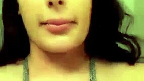 Sexy Brazilian Big Ass Shakes with Huge Tits Webcam Tease Closeup