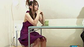 innocent girl teased by cock until she sucks out hot load