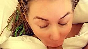 ever wonder why this cutie wakes up gagging on thick cock