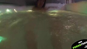 Tight Asian feet tease big cock in homemade footjob session