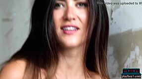 Big Tits Teen Madison Walker Stretches Morning on Concrete!