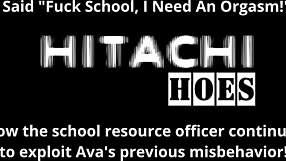 ava siren as school resource officer bonds with student body at work