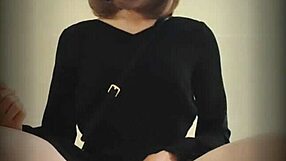 Cute Chinese Ladyboy Public Cumshot Handjob