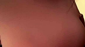 neighbor with big elastic natural tits gets massaged outdoors