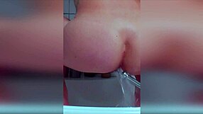 dirty anal milf slut gets enema cleanup before hardcore assfucking closeup homemade