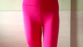 Misr4 update 1 pink gymwear tight leggings workout!