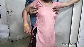 desi schoolgirl and boyfriend roleplay intense indian couple sex