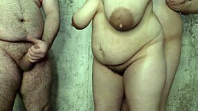 Chubby cheating milf wife pussy smashed bareback by two cocks in turns creampie gangbang