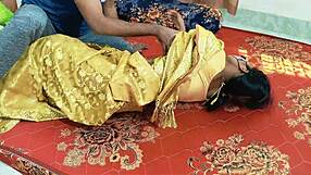 desi bhabhi in saree shares romantic moments with husband