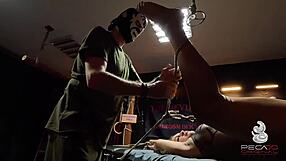 Bound Latina Feels Deep Humiliation from Master's Anal and Apprentice Thrusts