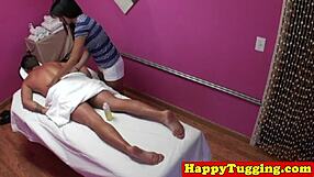 busty asian masseuse tugs cock so good right?