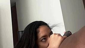 She Devours Best Friend's Boyfriend Cock In Amateur Blowjob