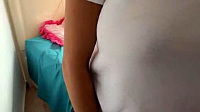 Mexican teen 18+ with big ass seduces landlord in homemade anal romp