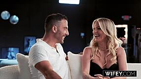 Curvy Andi Avalon Devours Massive BBC as Hubby Watches Intently