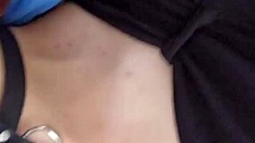 damn gorgeous trans gf stuffs dildo deep in fat ass then ass to mouth cum