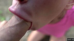 i got face fucked deep in forest ending with oral creampie