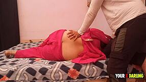 Punjabi Bhabhi's Big Ass Massaged Then Fucked by Bihari Stud