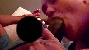 midget bimbo chokes on bbc gumjob in ripped clothes bedroom storm