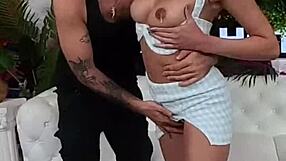 Chloe Amour chokes on deep throat fucking big cock