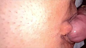 close up on her shaved pink pussy 158 days post virginity