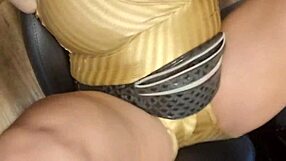 met this blonde with swollen pussy at gym, now she's gaping for my cock