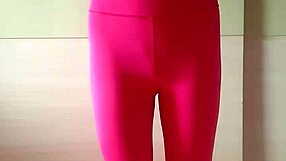 Misr4 update 1 pink gymwear tight leggings workout!