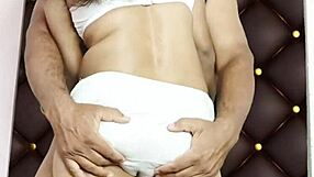 Young Indian Lady's Standing Tease Builds to Hidden Hardcore Passion