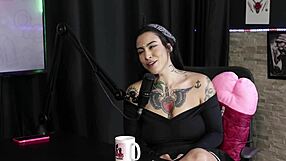 lexi mallet's ass swallows huge plug then loves big cock dp menage