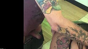 Curvy Latina milf squirts wildly in sloppy choking threesome with huge cocks