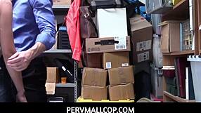 Blonde Teen Shoplifter Caught Stripping And Fucked By Mall Cop