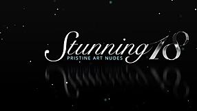 sexy blonde ballerina in leggings strips naked dances erotically on sofa groping small tits