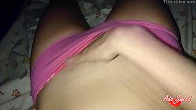 shhh i'm touching my pussy while roommate rests in college dorm